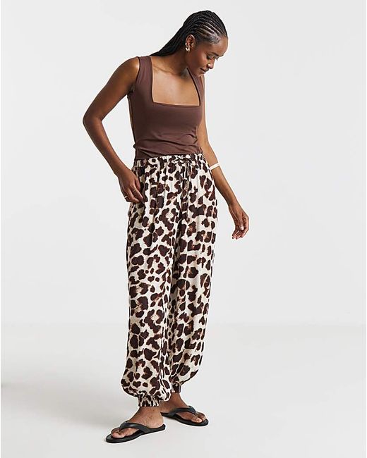 Simply Be White Balloon Trouser