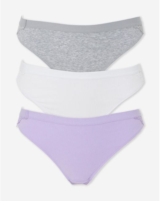 Pretty Secrets Multicolor 3 Pack Harper Midi Brazilian
