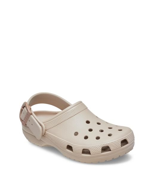CROCSTM White Classic Buckle Clog