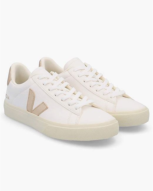 Veja White Campo Extra Platine Trainers