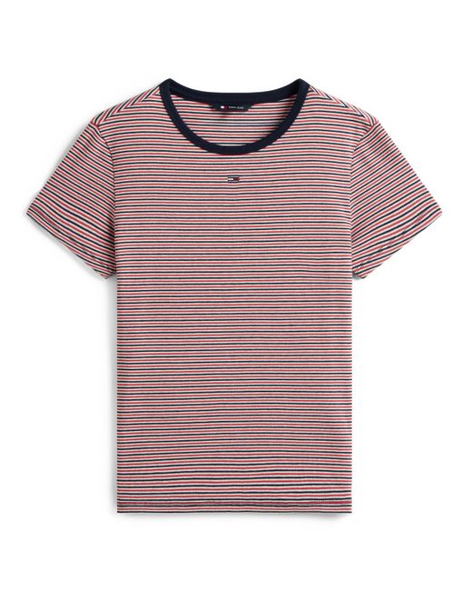 Tommy Hilfiger Purple Slim Rib T-Shirt