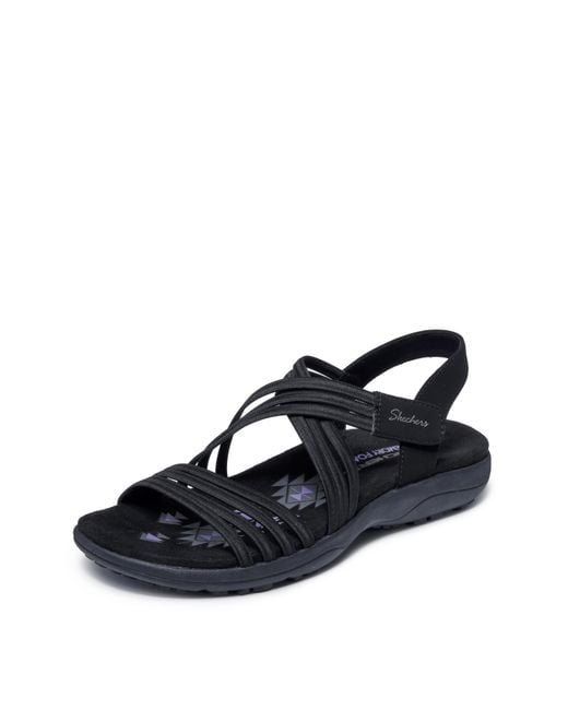 Skechers White Reggae Standard Sandals
