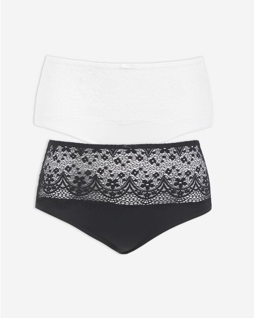 Pretty Secrets Multicolor 2 Pack Lottie Lace Full Briefs