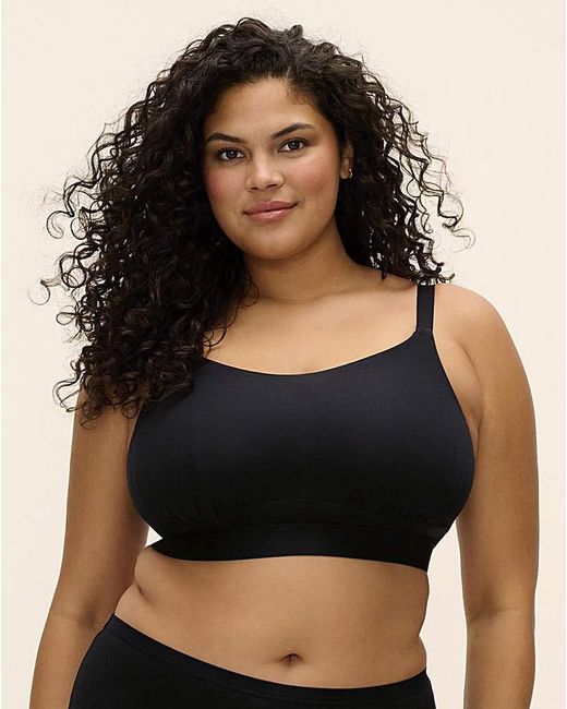 Elomi Black Downtime Non Wired Bralette
