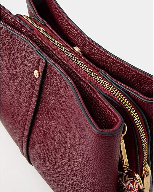 Accessorize Purple Webbing Strap Crossbody Bag