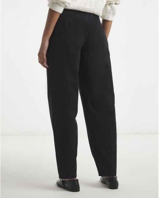 Simply Be White Adjustable Peg Leg Trouser