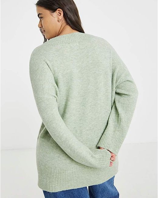 Simply Be Green V-Neck Tunic