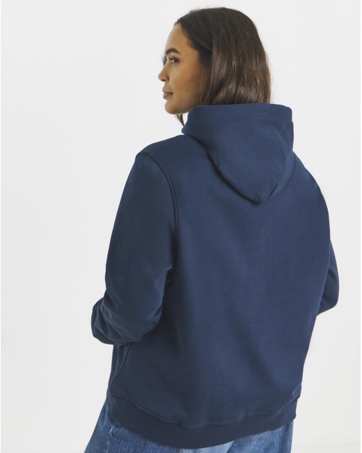 Tommy Hilfiger Blue Tonal Linear Hoodie