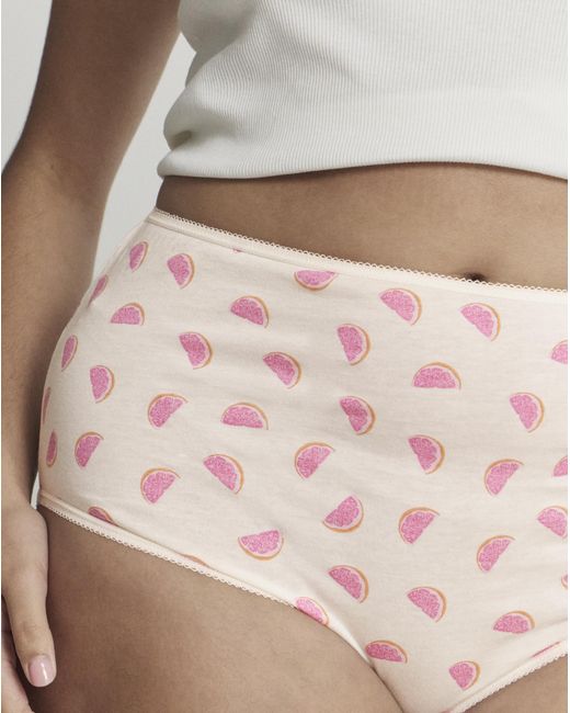 Pretty Secrets White 7 Pack Full Fit Brief