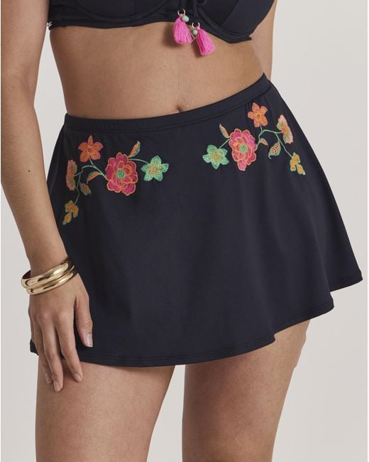 Figleaves Black Bikini Skirt