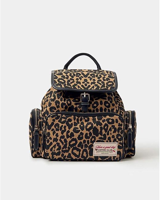 Accessorize Black Print Backpack