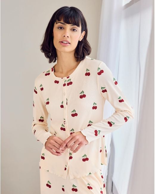 Chelsea Peers Natural Button Down Cardi