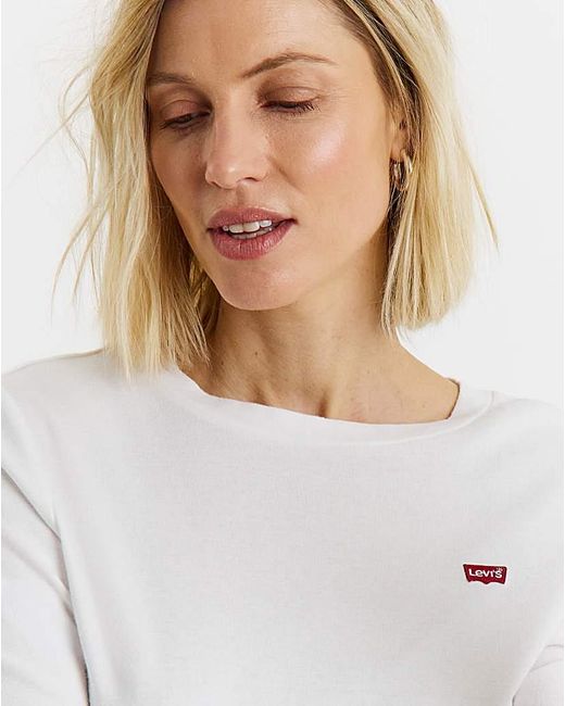 Levi's Gray Essential Hm Long Sleeve Tee