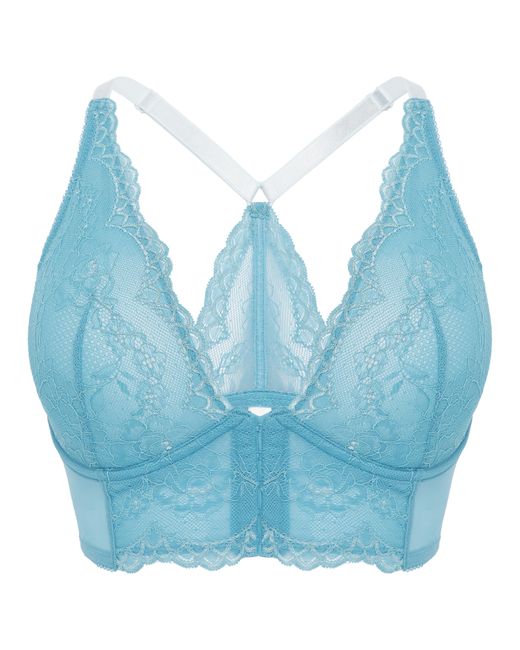 Gossard Blue Superboost Longline Bra Ocean Bl