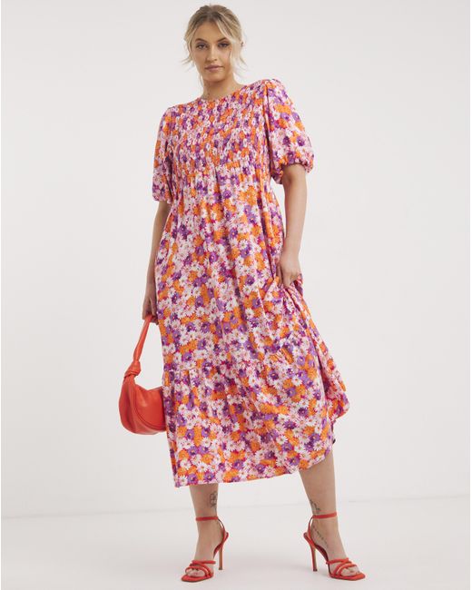 Nobody's Child Red Kelsie Midi Dress