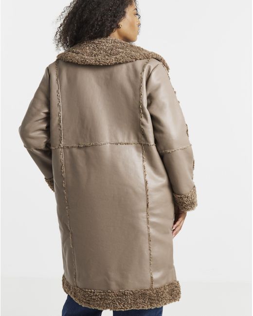 Simply Be Natural Long Length Pu Aviator
