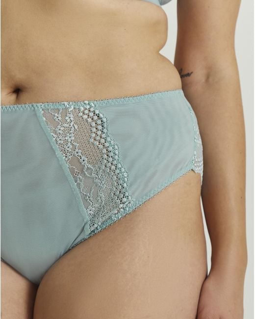 Elomi Blue Lucie High Leg Knicker