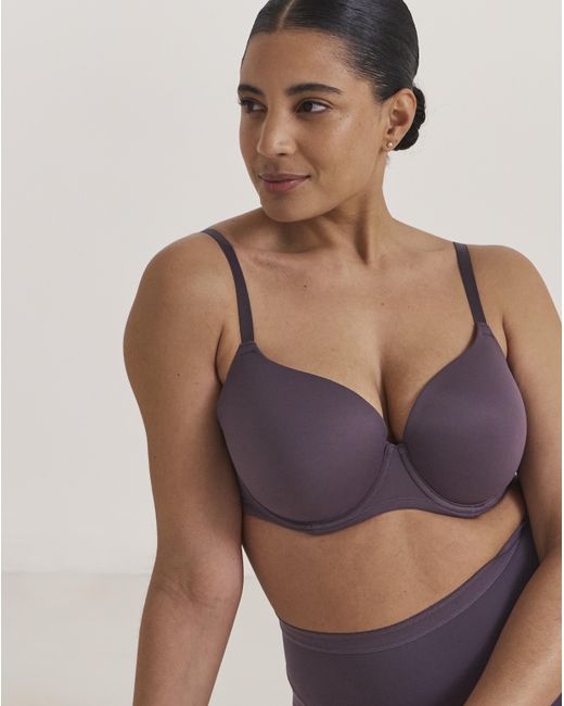 Pretty Secrets Purple 2 Pack Smoothing Microfibre T-Shirt Bras