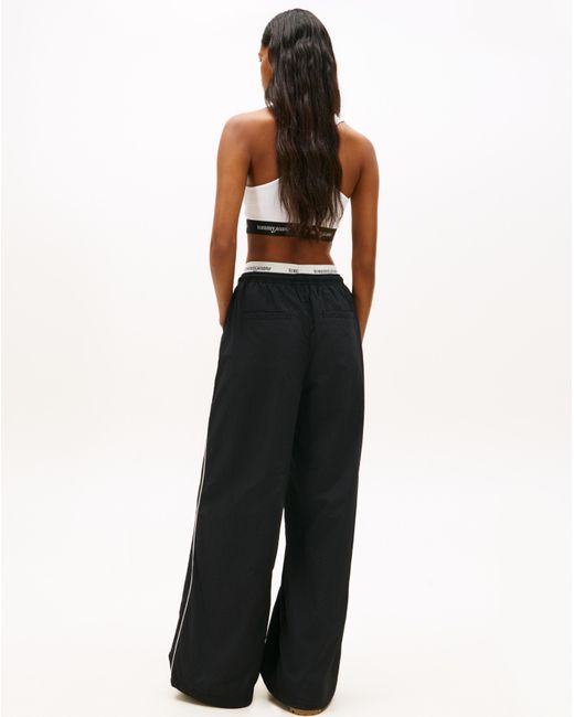 Tommy Hilfiger White Tj Waistband Track Pants