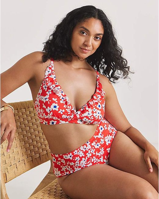 Simply Be Red Value 2 Pack Bikini Briefs