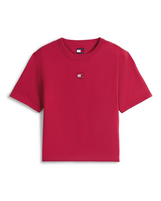 Tommy Hilfiger Red Boxy Tee