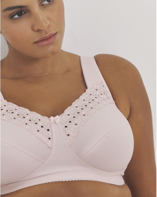 Miss Mary Of Sweden Pink Miss Mary Broderie Anglaise Bra