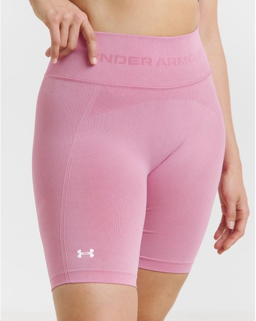 Under Armour Pink Vanish Seamless Shorts