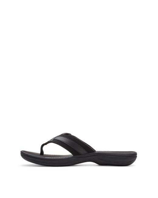 Clarks White Cloudsteppers Sandal D Fit