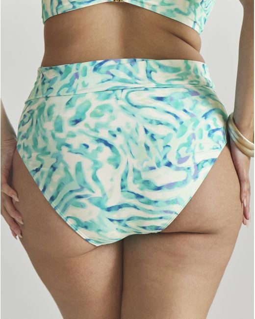 MAGISCULPT Blue Fold Over Bikini Brief