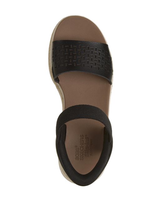 Skechers Black Bobs Sun Ray Standard Sandals