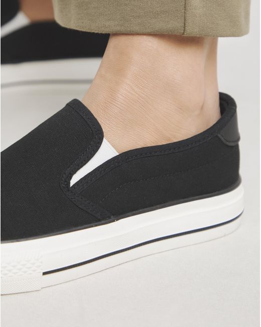 Simply Be Natural Slip On Canvas Trainer Wide