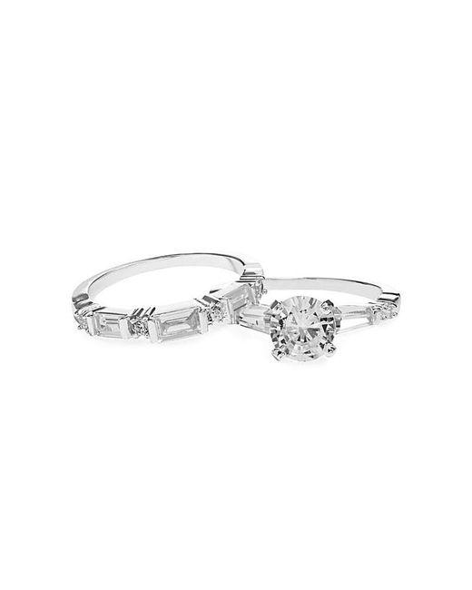 Jon Richard White Engagement Ring Set