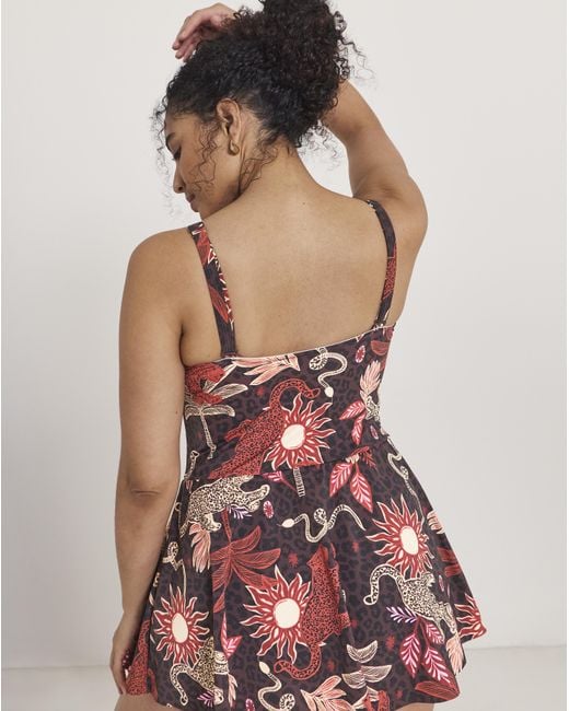 Simply Be Multicolor Value 2 Pack Swimdresses