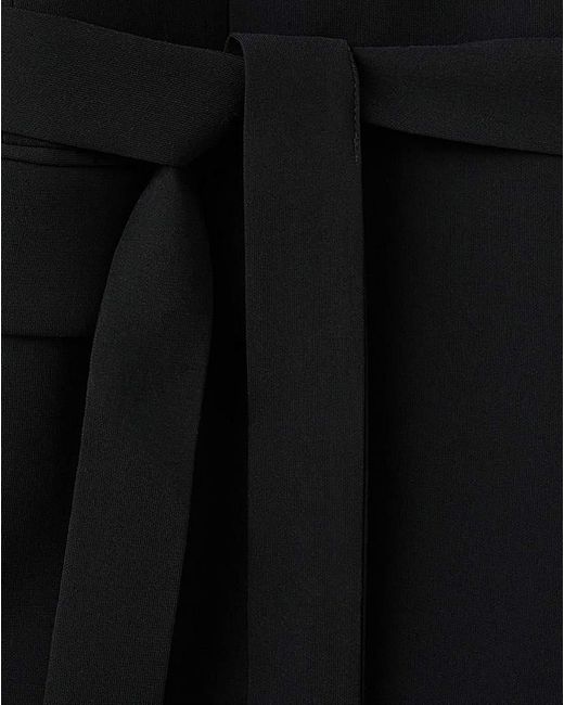 Mango Black Fitted Blazer With Belt
