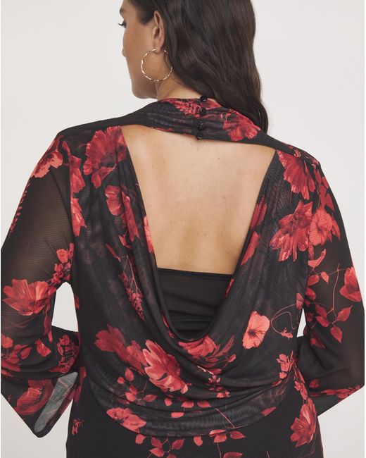 Joanna Hope Red Magisculpt Midi Dress