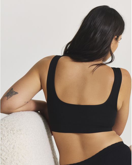 Pretty Secrets Black V Front Seamfree Comfort Bra