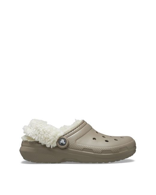 CROCSTM White Classic Fleece Lined Clog