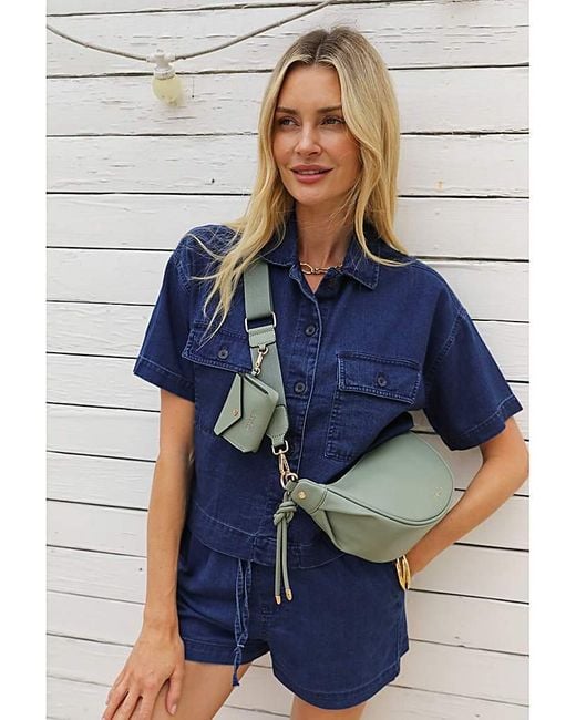 LUELLA GREY LONDON Blue Luella Lolly Sling Bag