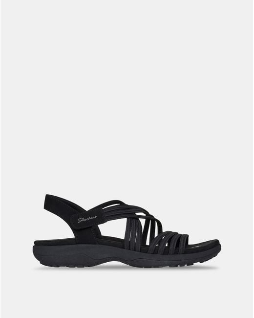Skechers White Reggae Standard Sandals