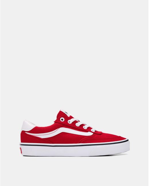 Vans Red Brooklyn Ls Trainers