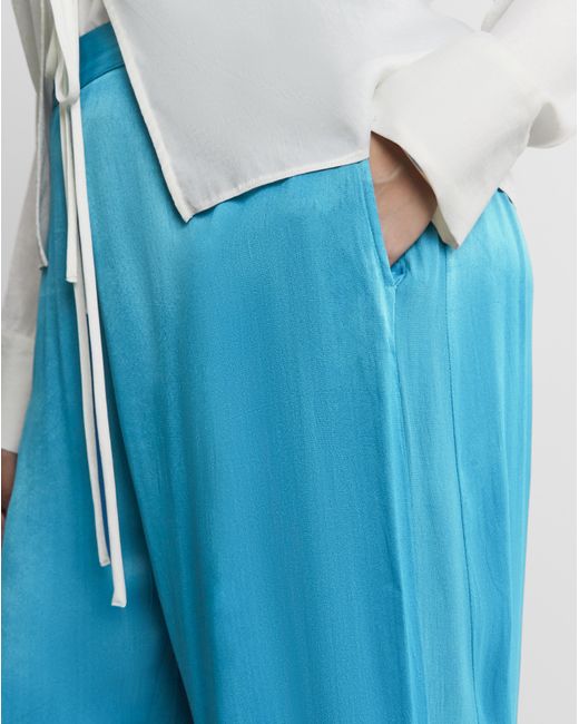 Joanna Hope Blue Satin Trousers