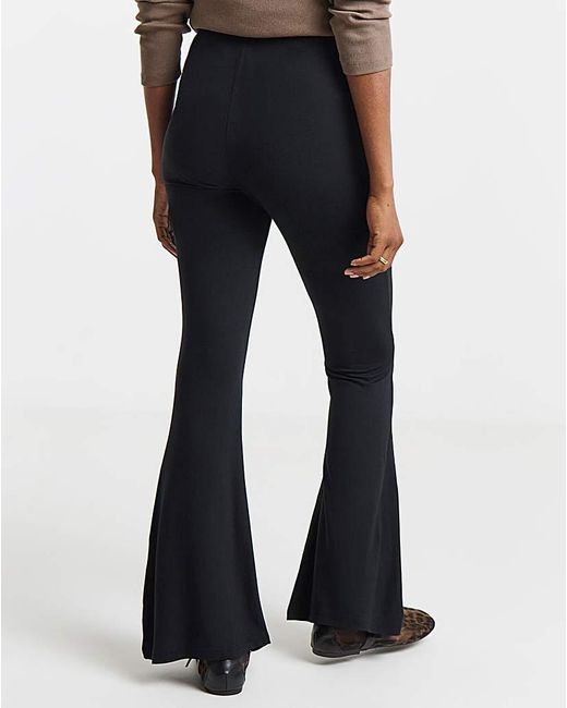 Simply Be White Jersey Flared Trouser