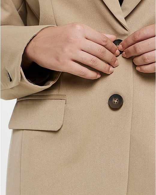 Simply Be Natural Cinched Waist Blazer