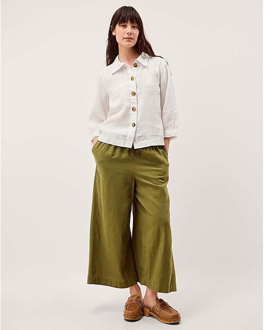 Monsoon Natural Emelia Linen Shirt