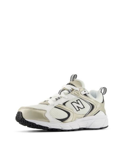 New Balance White 408 Trainers