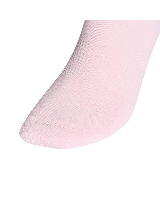Adidas Pink Essential 6 Pack Socks