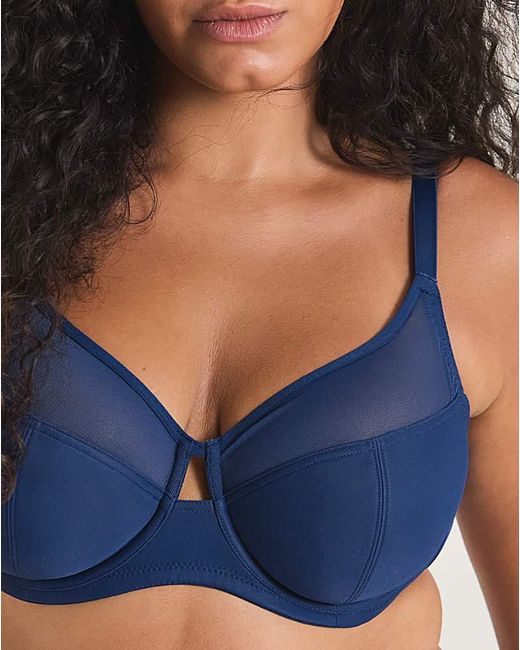 Pretty Secrets Blue 2 Pack Mesh Minimiser Bras