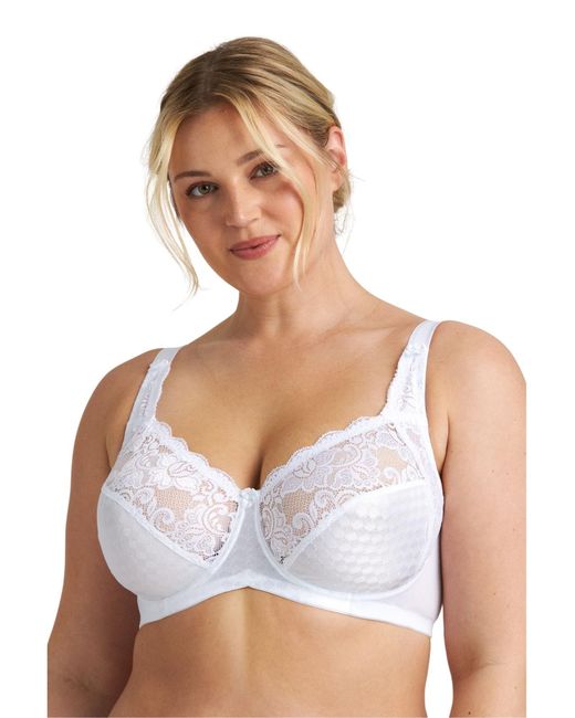Miss Mary Of Sweden White Miss Mary Sparkle Underwired Bra