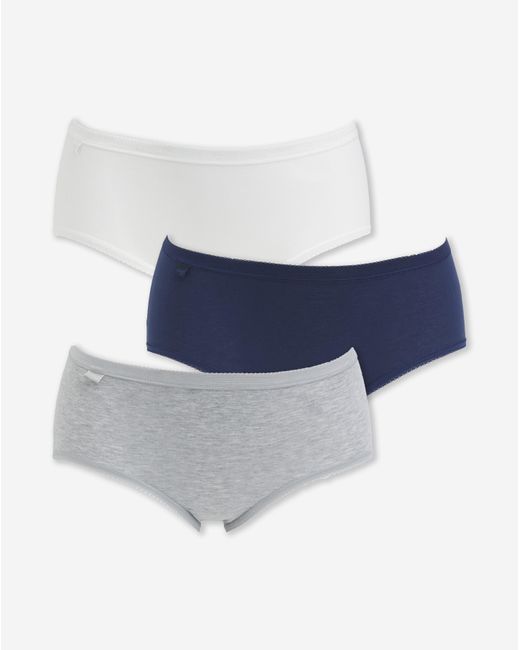 Sloggi Blue 3Pk Basic Midi Knicker