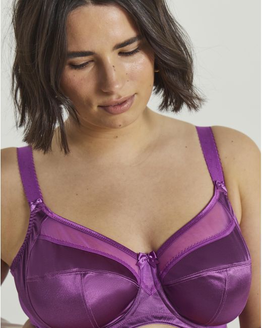 Goddess Purple Keira Fullcup Wired Bra
